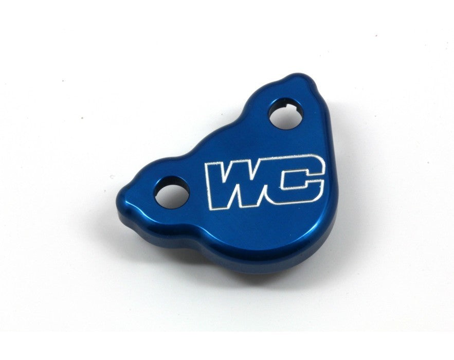 WC Honda CRF-CR Rear Billet Brake Cover-Blue