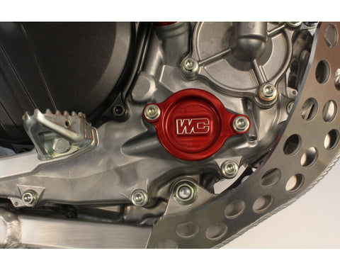 Works Connection Oil Filter Cover Install - Honda 